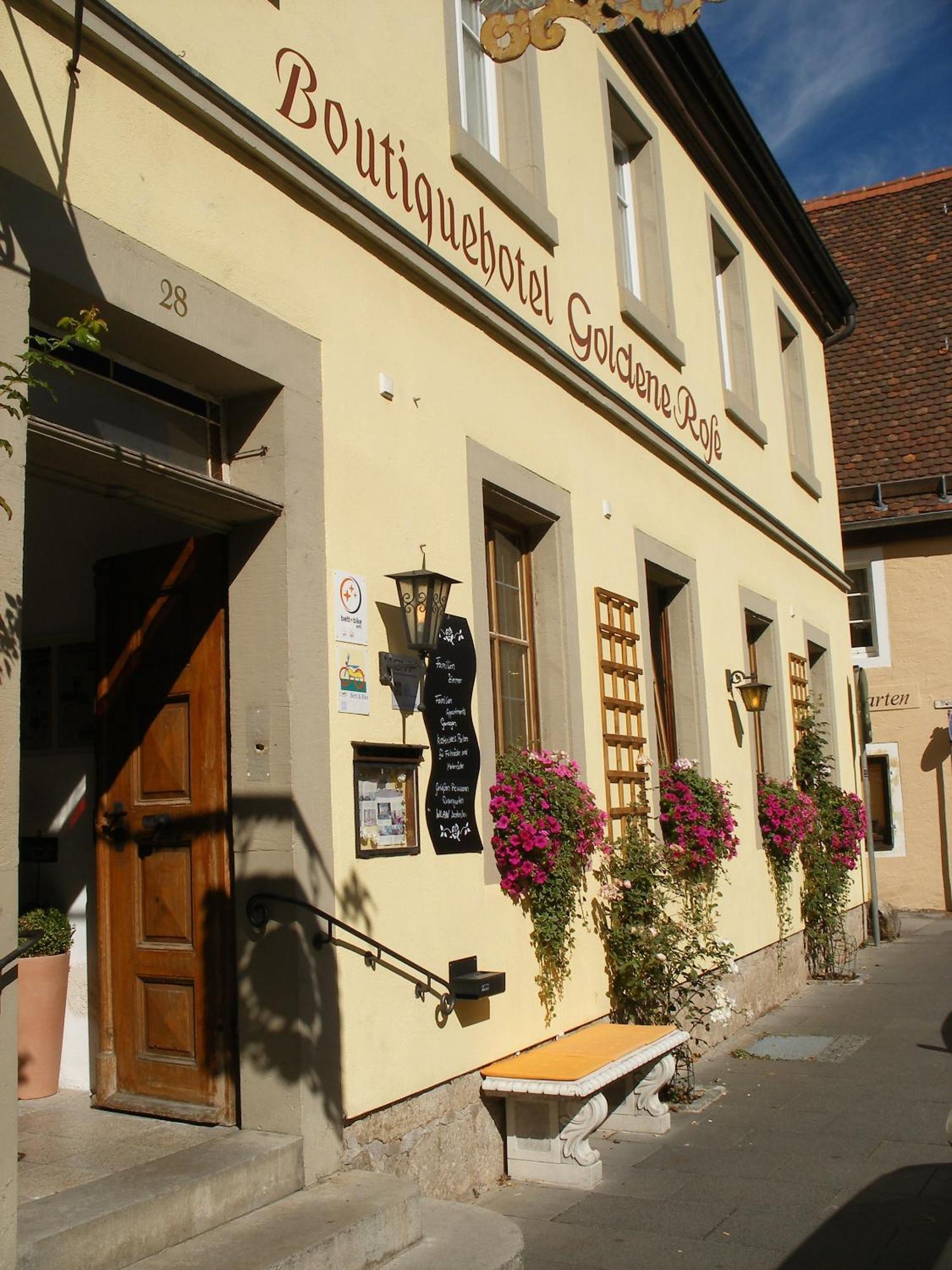 Boutiquehotel Goldene Rose - Self-Check-In Rothenburg ob der Tauber Ngoại thất bức ảnh