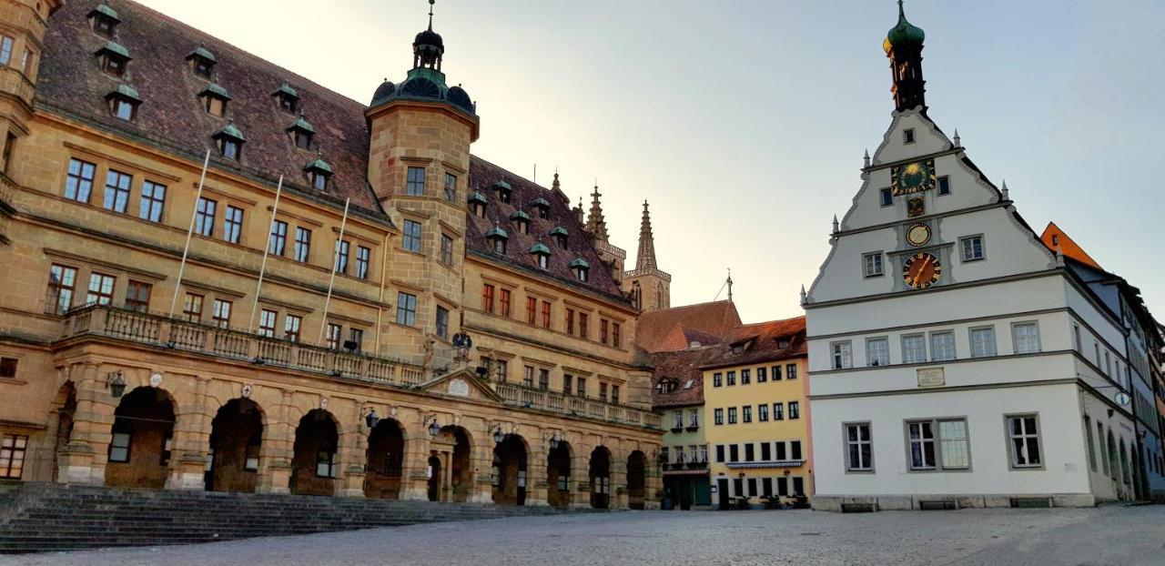Boutiquehotel Goldene Rose - Self-Check-In Rothenburg ob der Tauber Ngoại thất bức ảnh