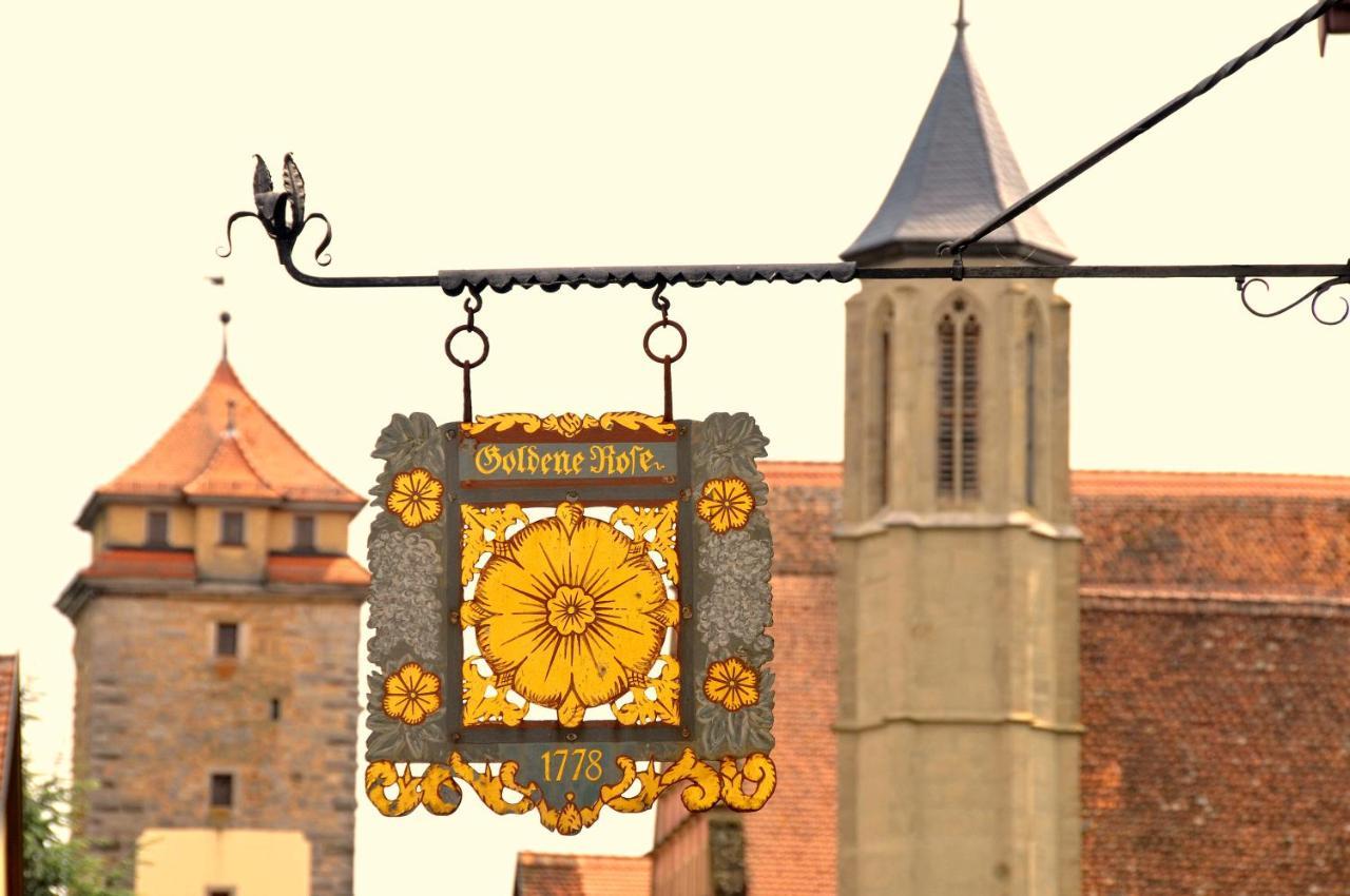 Boutiquehotel Goldene Rose - Self-Check-In Rothenburg ob der Tauber Ngoại thất bức ảnh