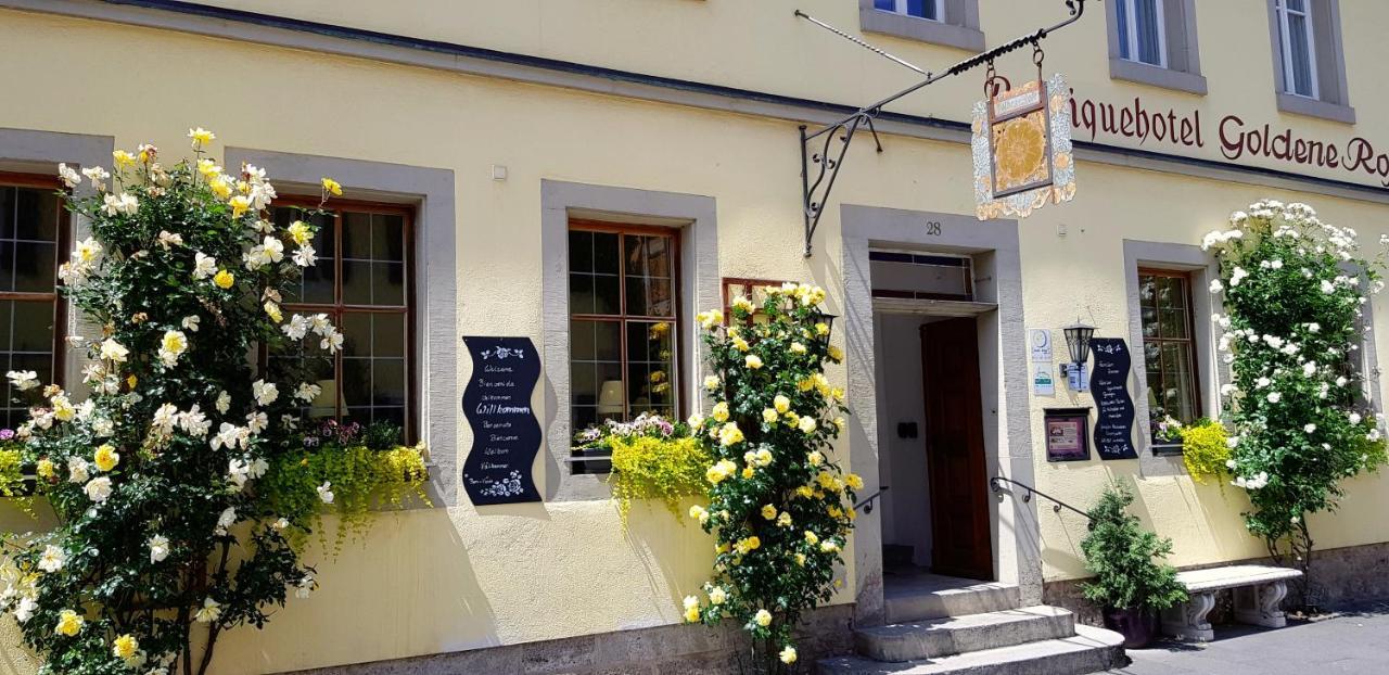 Boutiquehotel Goldene Rose - Self-Check-In Rothenburg ob der Tauber Ngoại thất bức ảnh