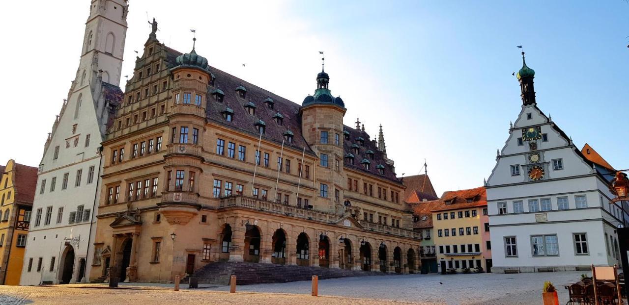 Boutiquehotel Goldene Rose - Self-Check-In Rothenburg ob der Tauber Ngoại thất bức ảnh